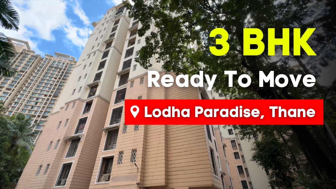 Spacious 3 BHK Apartment at Paradise, Majiwada | 1000 Sq. Ft. | Ready To Move