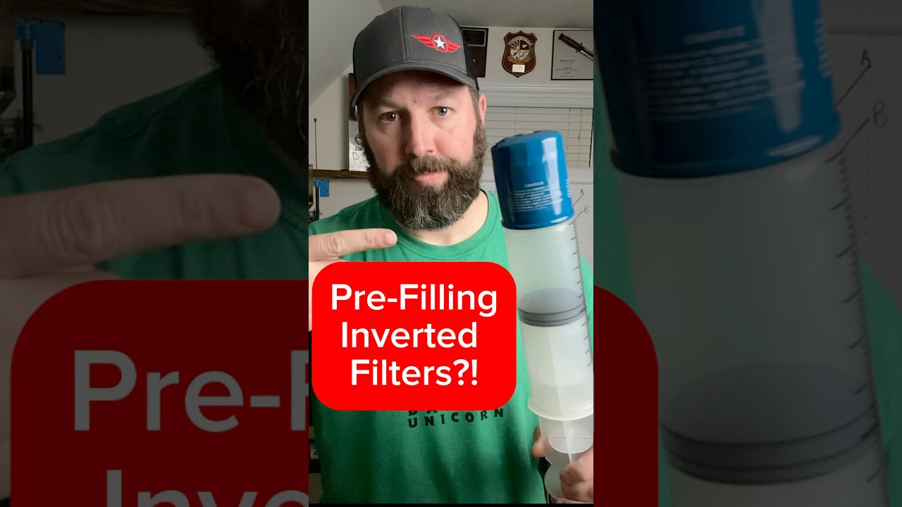 How to PRE-FILL Upside Down Oil Filters!