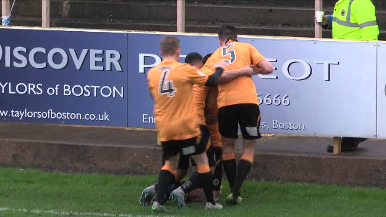Boston United v Lowestoft Town Highlights 02012016