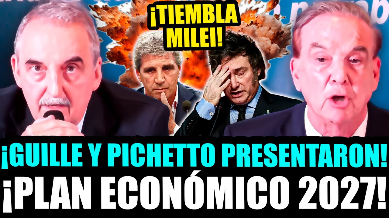 &iexcl;GUILLERMO MORENO Y PICHETTO PRESENTARON EL PLAN ECON&Oacute;MICO PARA 2027 E HICIERON TEMBLAR A MILEI!