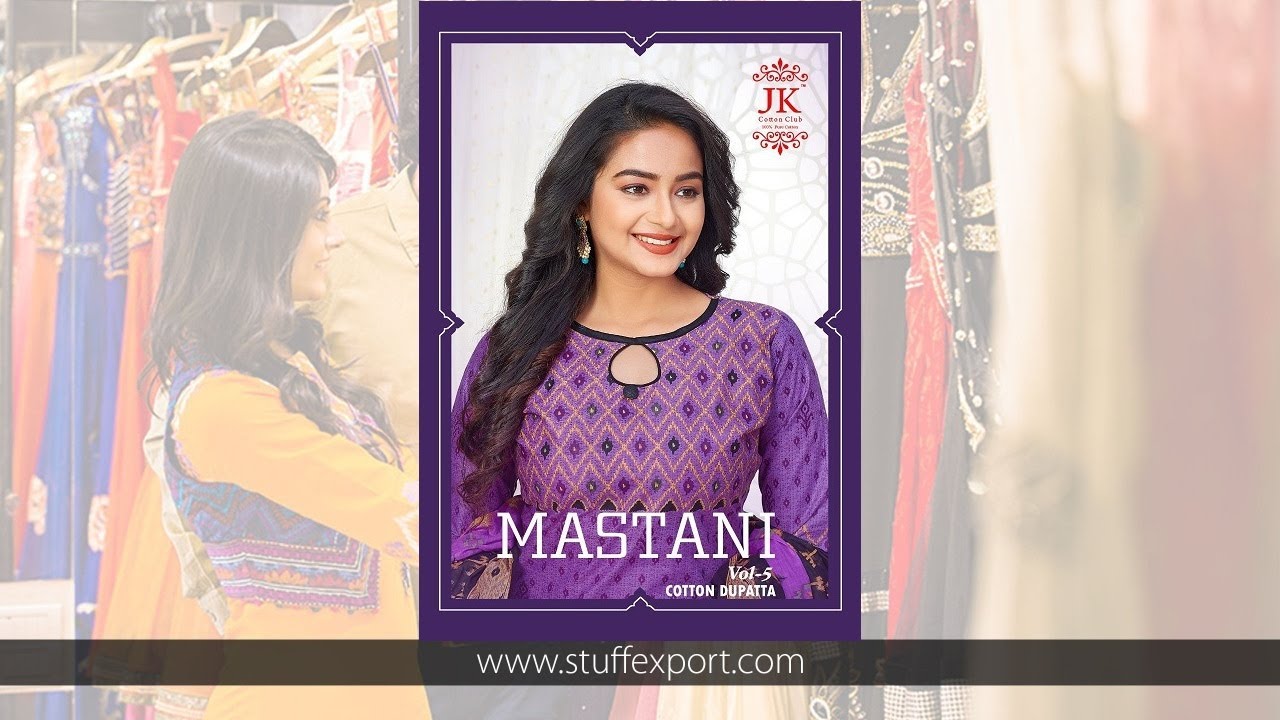 Stuff Export Presents JK Cotton Mastani Vol 5 Printed Cotton Dress Material Catalog | Cotton Dress |