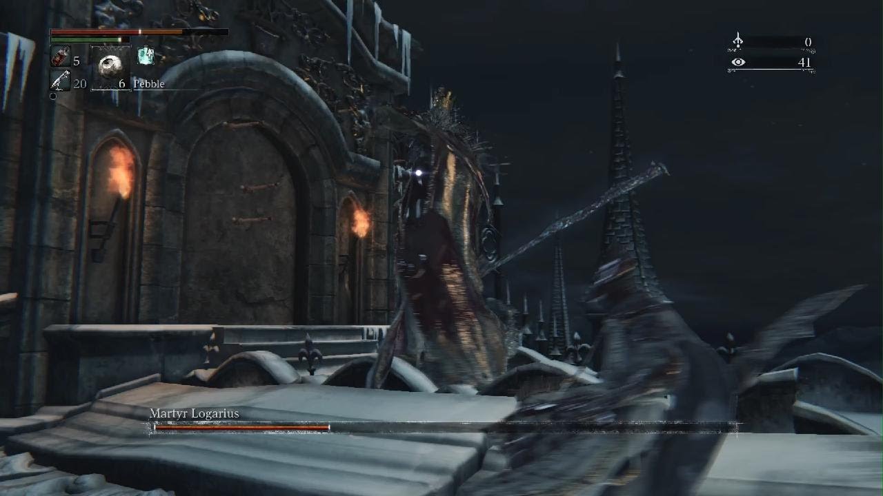 Bloodborne - Beating Martyr Logarius, took a few tries...