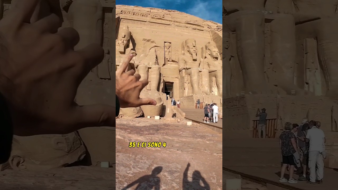ABU SIMBEL: CHE COS'&Egrave;?😍🇪🇬 #shorts #egypt #abusimbel