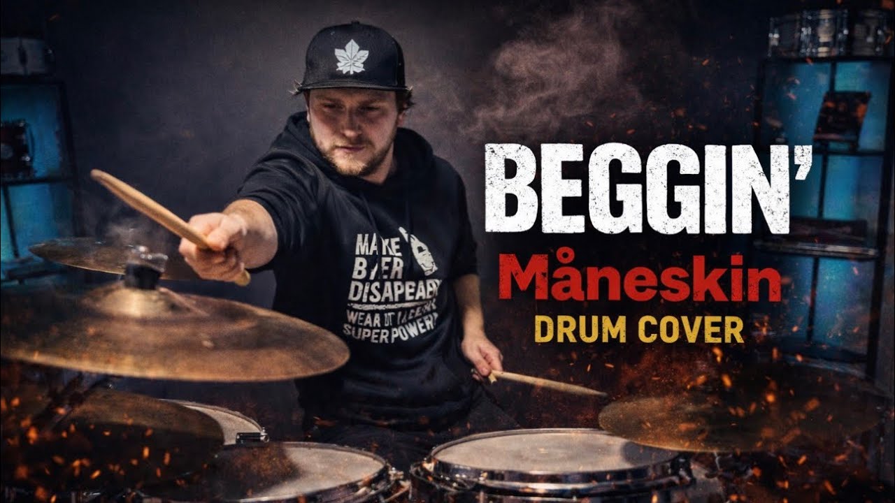 BEGGIN’ | Måneskin Drum Cover by J.M.D