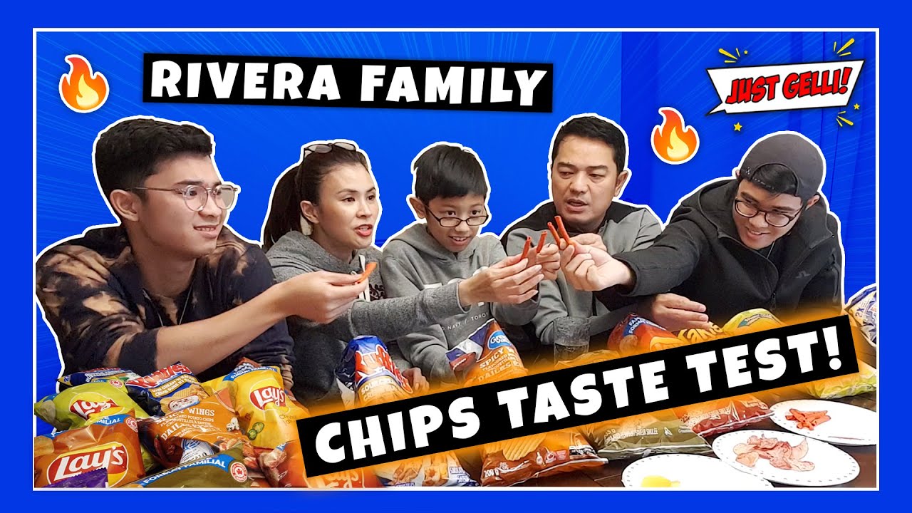 Chips Taste Test with the Rivera  Family | Gelli de Belen Vlogs 🤳