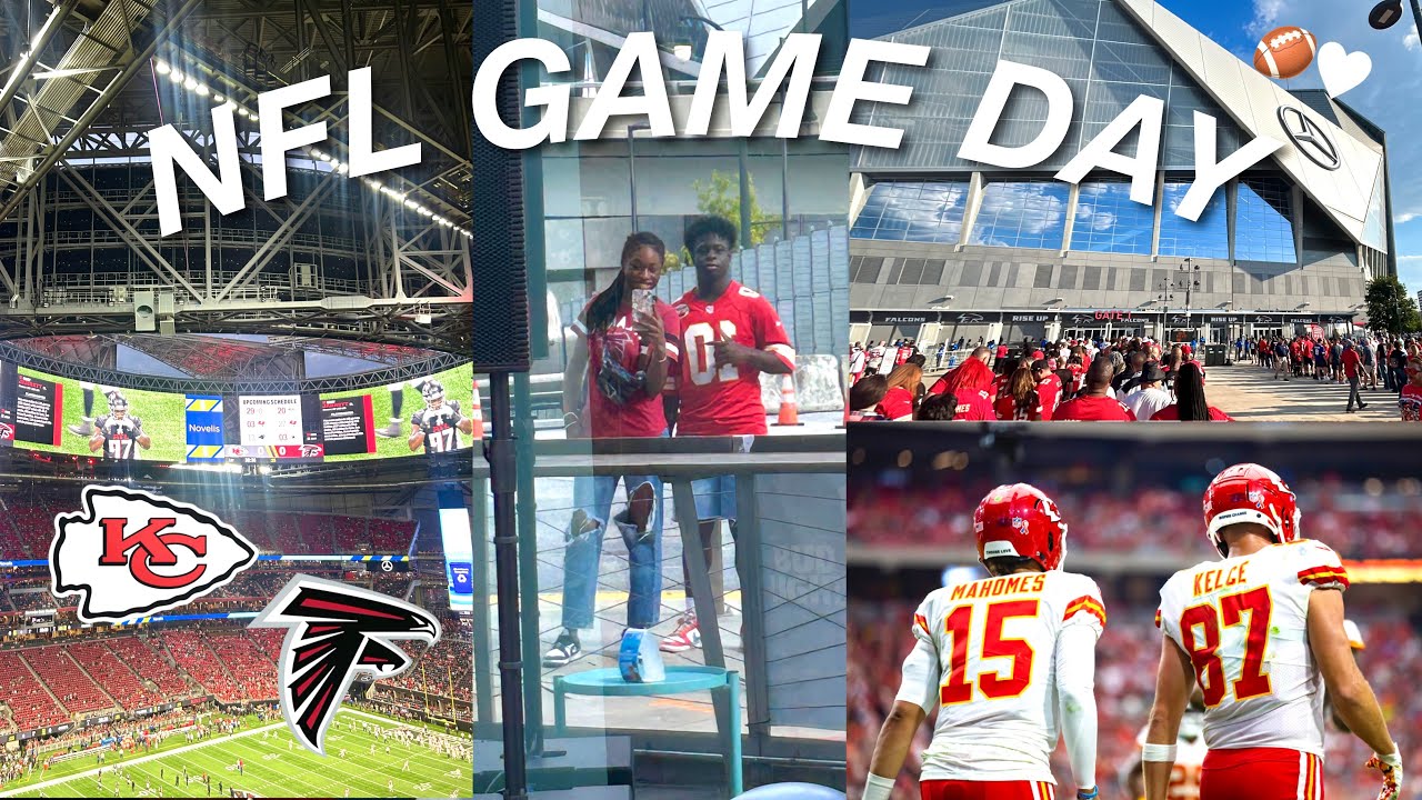 COME TO AN NFL GAME WITH ME *chiefs vs falcons*