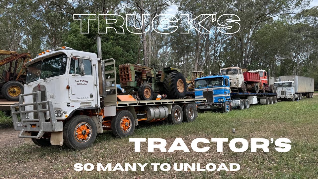 A weekend in Australia unloading beautiful antique equipment!