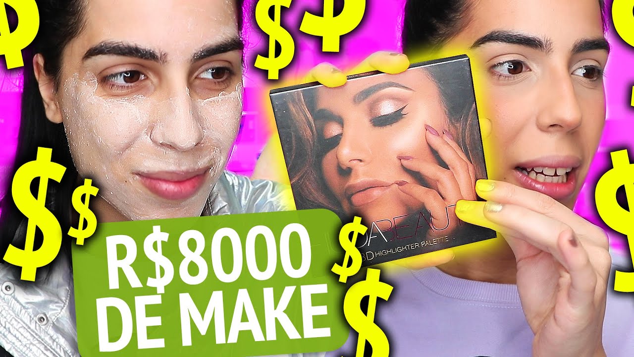 Make COMPLETA com os PRODUTOS MAIS CAROS da minha COLEÇÃO! 💸🌟