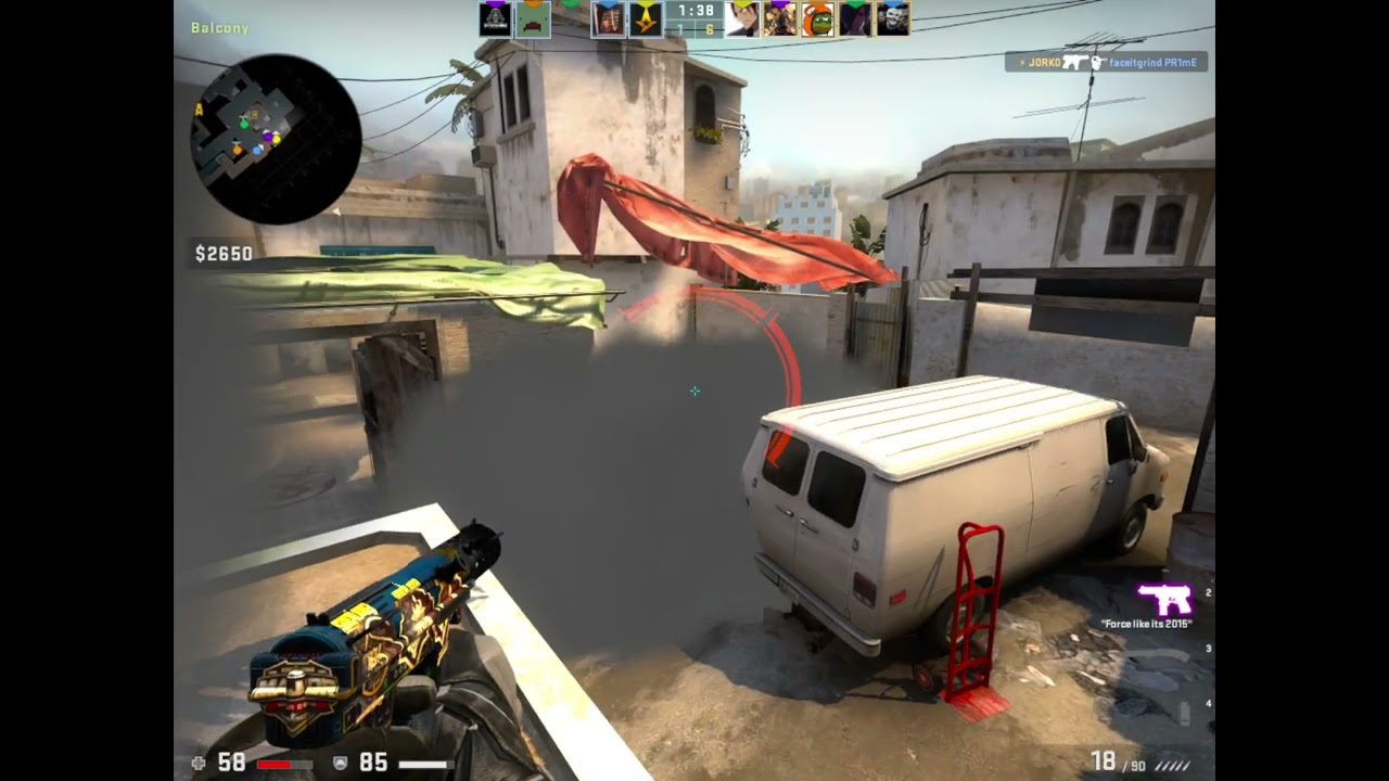CSGO POV kennyS 33 kills on Mirage @ FACEIT