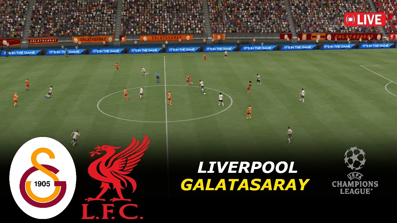🔴Galatasaray vs Liverpool LIVE | Champions League 2026 | eFootball Pes21 Simulation