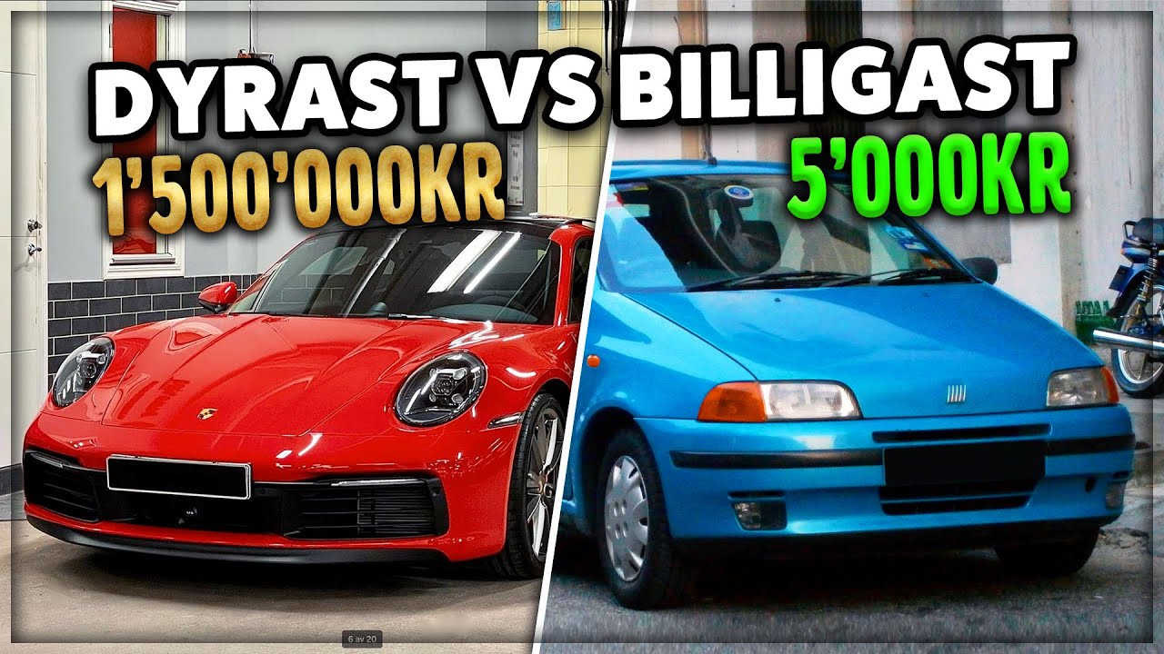 Billigaste vs. Dyraste Bilarna P&aring; Blocket