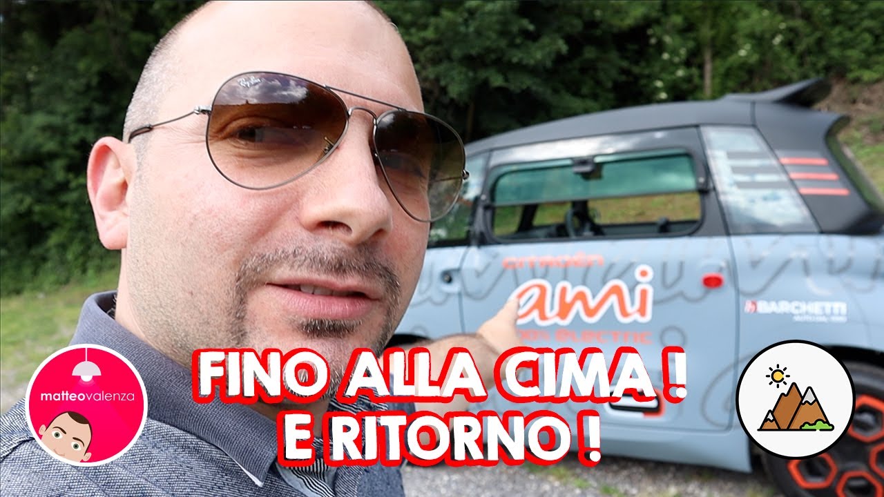 CITROEN AMI IN MONTAGNA ! CRONOSCALATA , SALITA DA BRIVIDO !