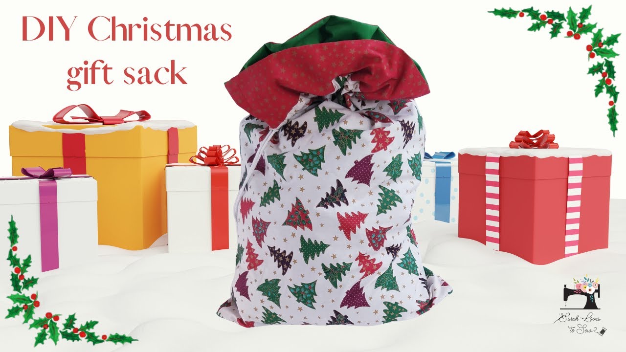 How to sew your Beginner Sewing Box Christmas Gift Sack!