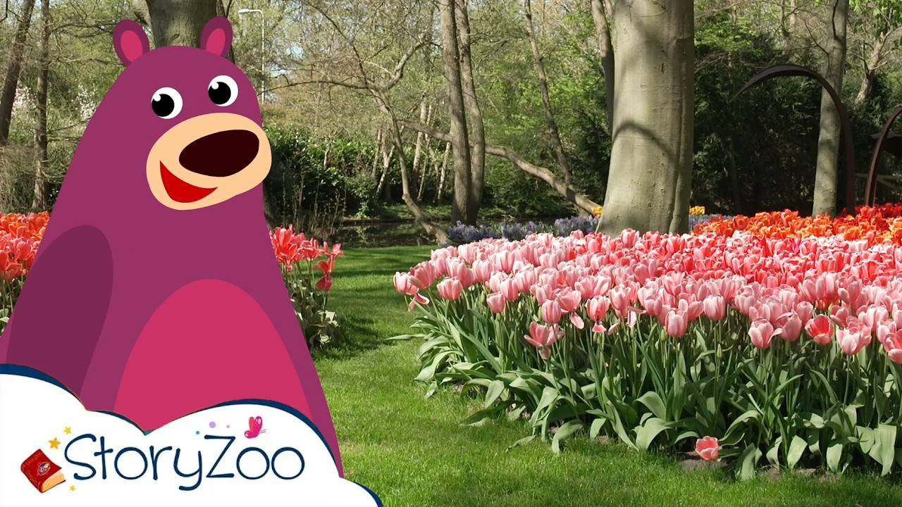 Tulpen 🌷 | StoryZoo Abenteuer im Blumenpark 💐 | Lehrvideos für Kinder | #storyzoo