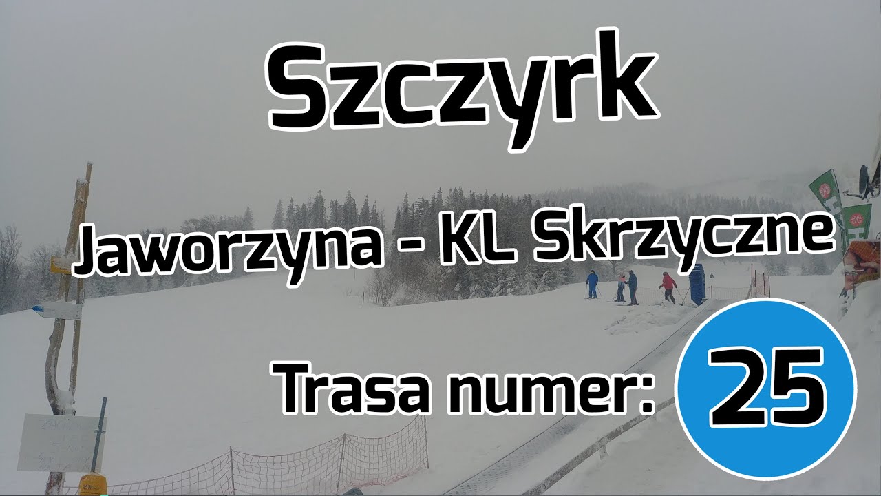 ⛷ #Szczyrk Mountain Resort 2019, #narty, zjazd całą trasą 25 