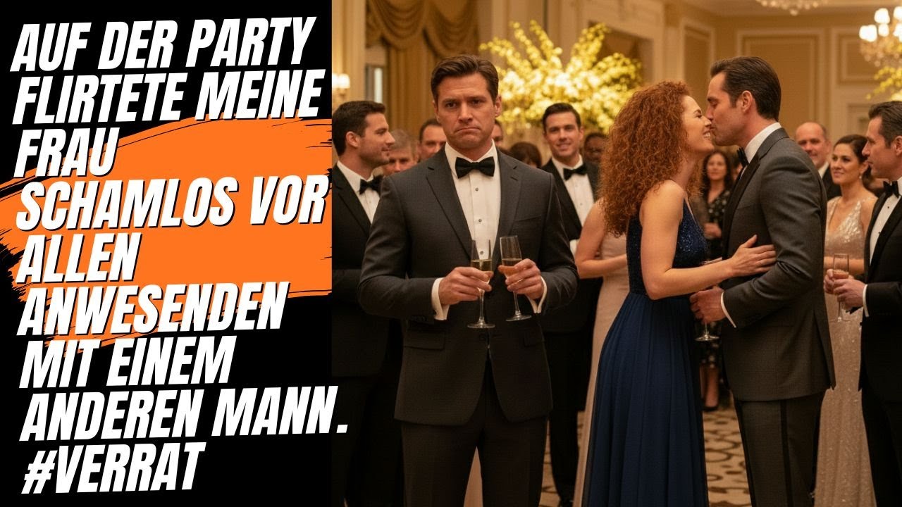 Sie hat es nicht einmal verheimlicht – meine Frau hat auf der Party mit einem anderen Mann geflirtet