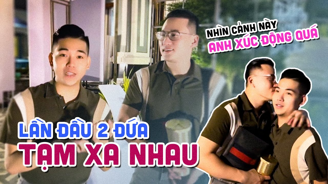 Hà Trí Quang xúc động khi lần đầu tiên 2 đứa tạm xa nhau cho ngày lễ Đính Hôn