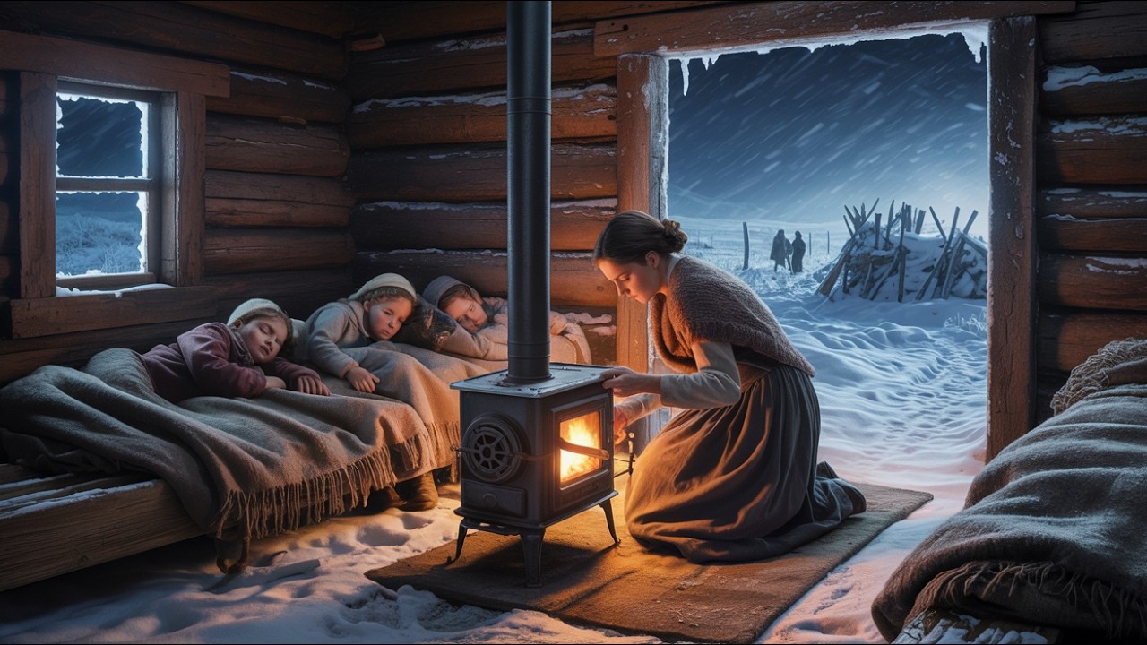 They Mocked the Widow’s Chimney-Less Cabin—Until the Deadliest Blizzard Couldn’t Freeze Her Children