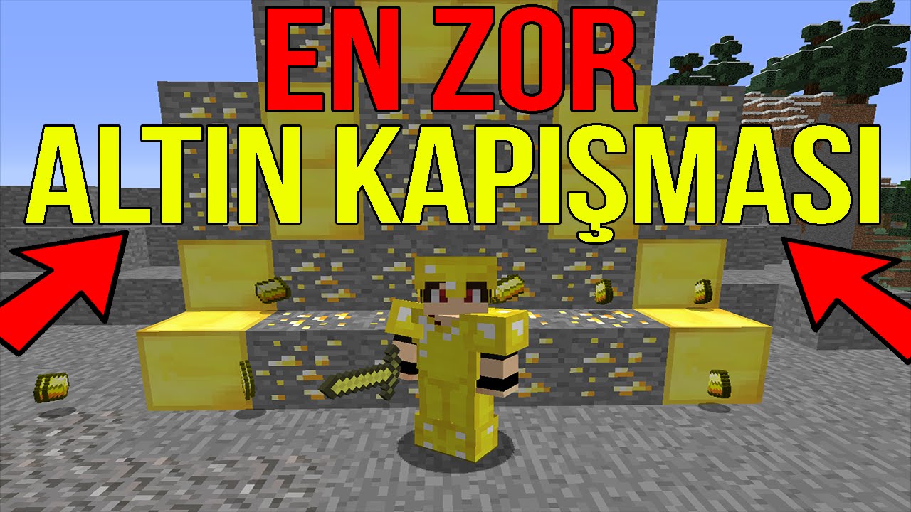 MINECRAFT EN ZOR ALTIN KAPIŞMASI