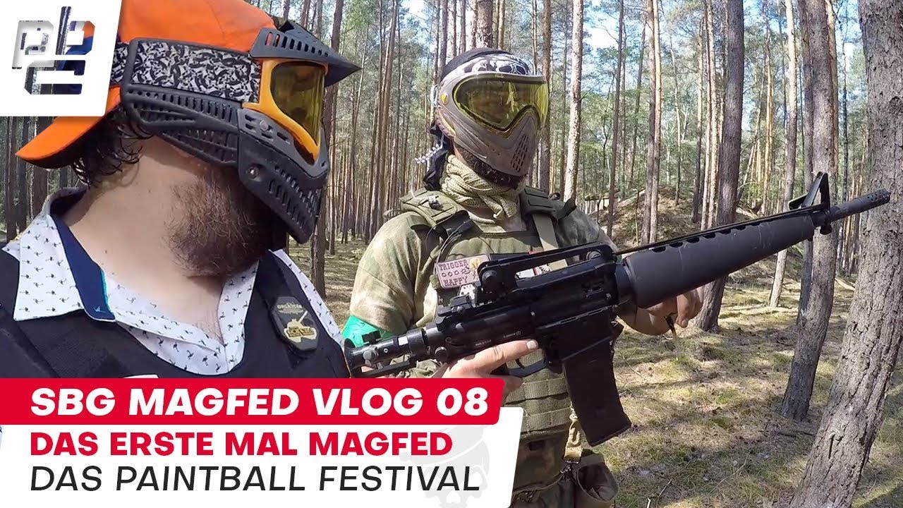 Paintball Sniper und First Strike auf dem  SBG 23 Der  MagFed Vlog No 09 mit Kress