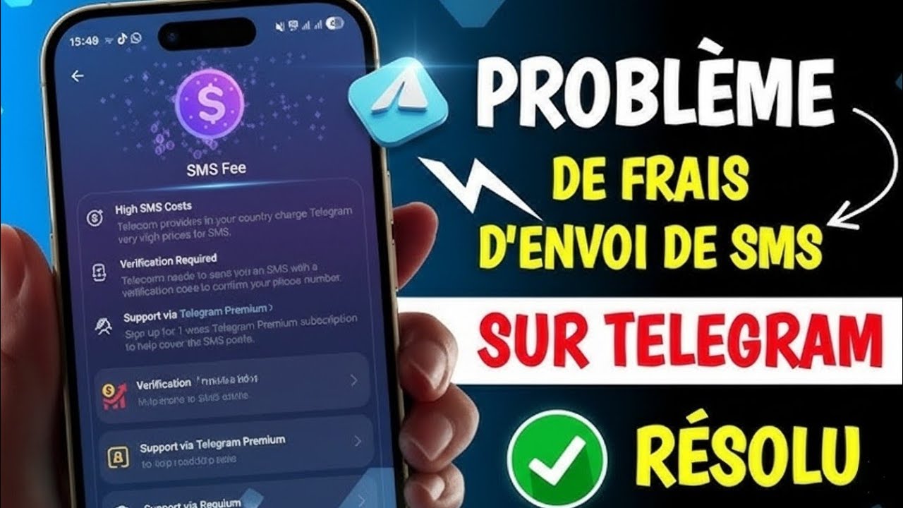 PROBLÈME SMS TELEGRAM : La solution définitive en 2 minutes !