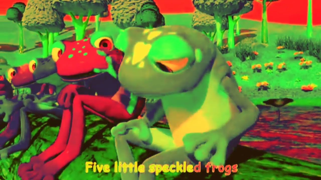 FIVE LITTLE SPECKLED FROGS EFFECTS COMPILATION SPONSORED By GAMAVISION CSUPO EFFECTS...