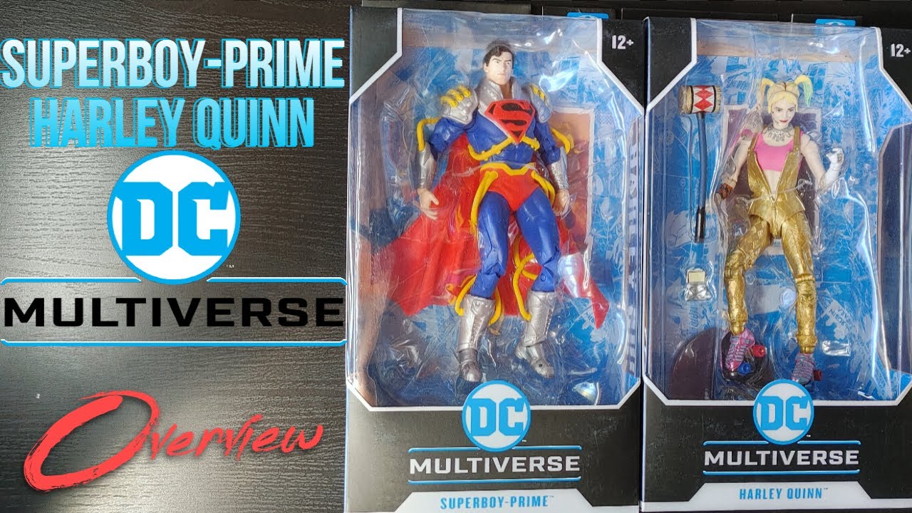 Superboy-Prime & Harley Quinn DC Multiverse Overview