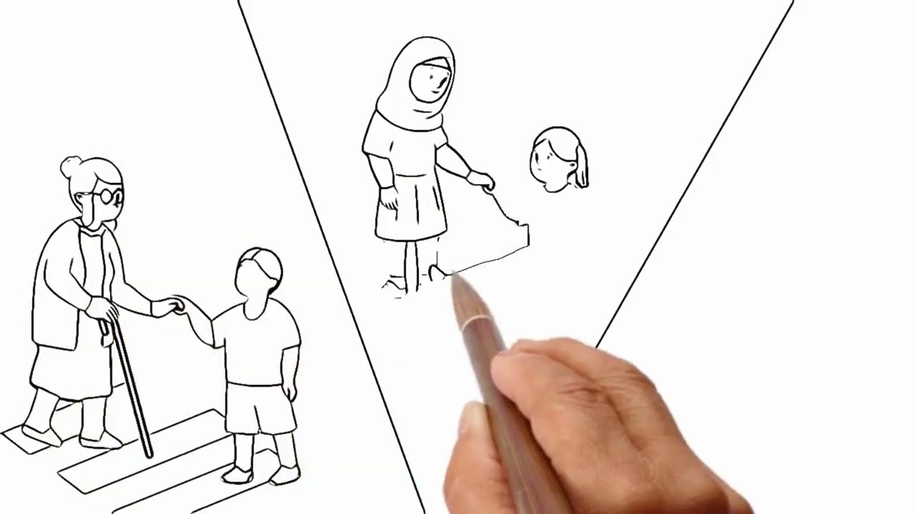 Surat al Maun - Learn Quran for Kids - Quran with Pictures and Coloring