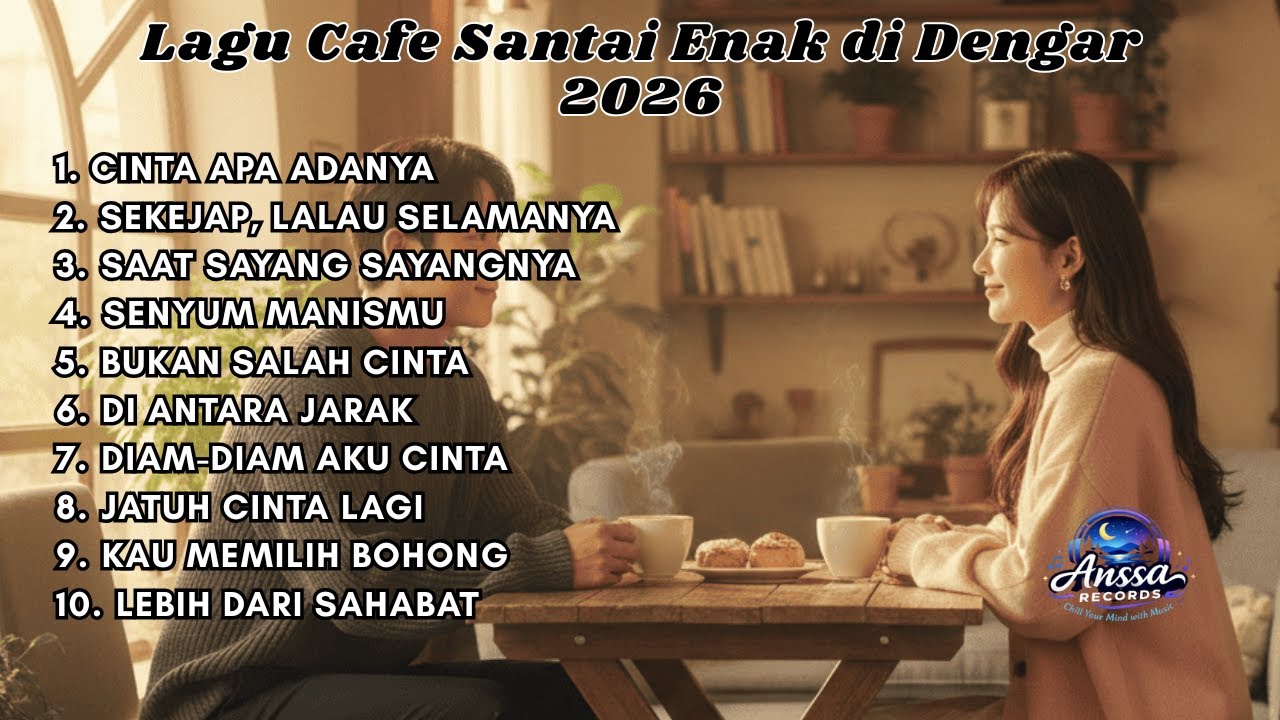 Lagu Cafe Santai Enak di Dengar - Akustik Terbaik 2026