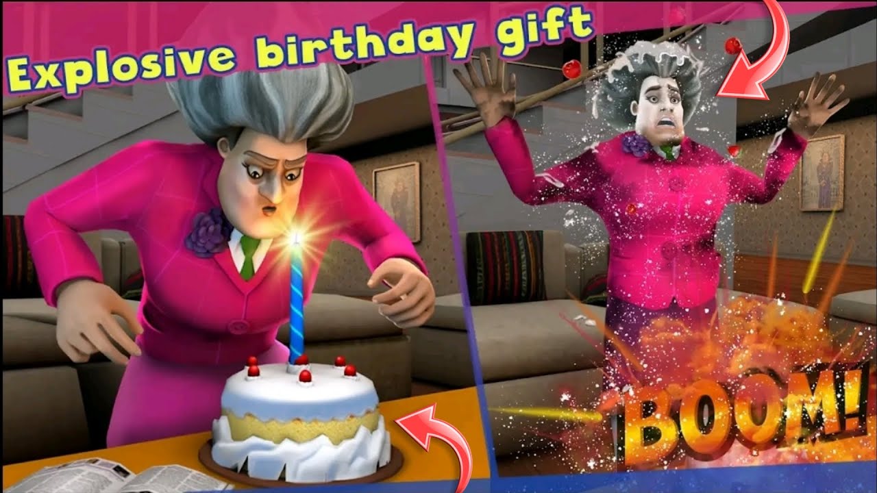 Miss T ki Party kharab kar di! 🎂🔥 | Scary Teacher Hindi Gameplay