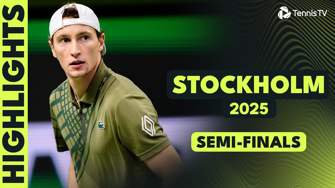 Rune vs Humbert; Shapovalov Faces Ruud | Stockholm 2025 Semi-Final Highlights