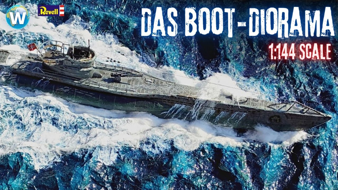 How To Make a Realistic Submarine Ocean Diorama | DAS BOOT 