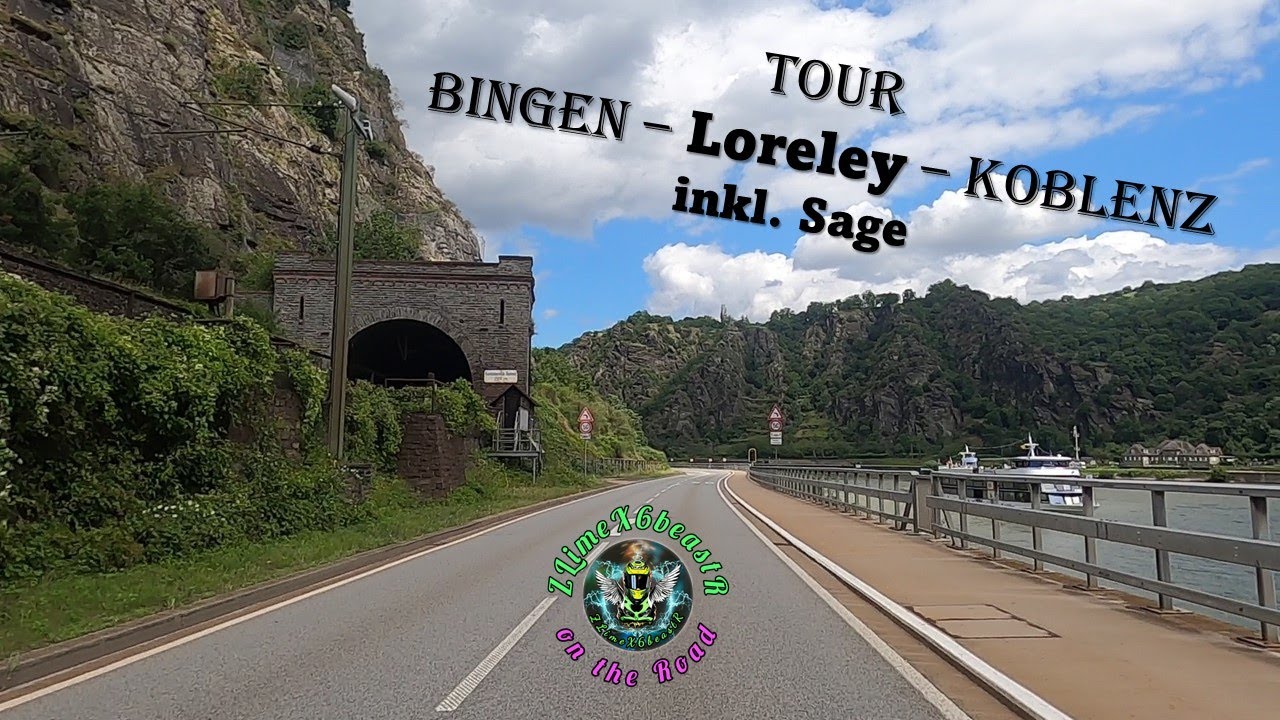 ✌HerrlicheTour Bingen - Loreley - Koblenz inkl. Sage der Loreley. Bilingual  deutsch / englisch🇩🇪/🇬🇧