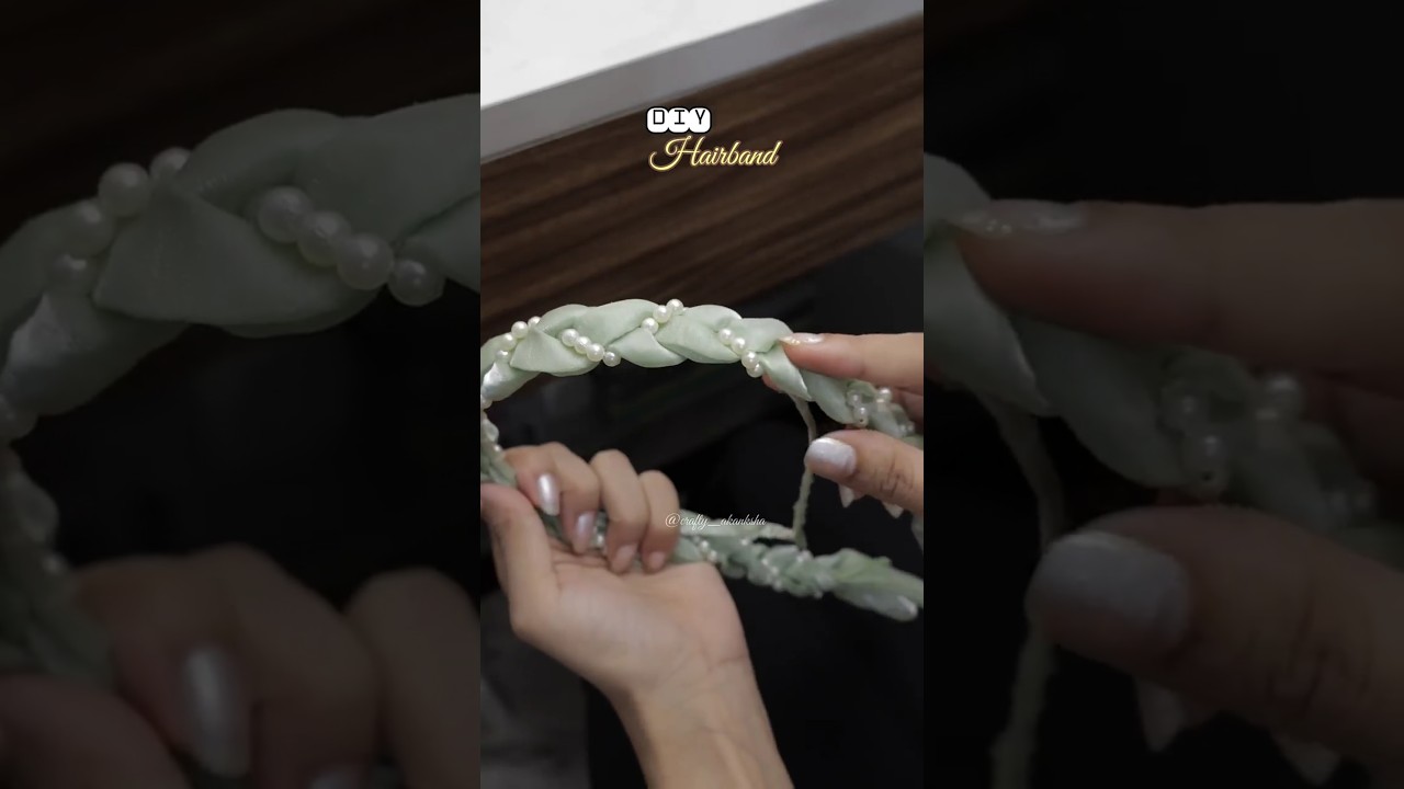 Plain se pretty in minutes! DIY Hairband 💫💞#diy #shorts