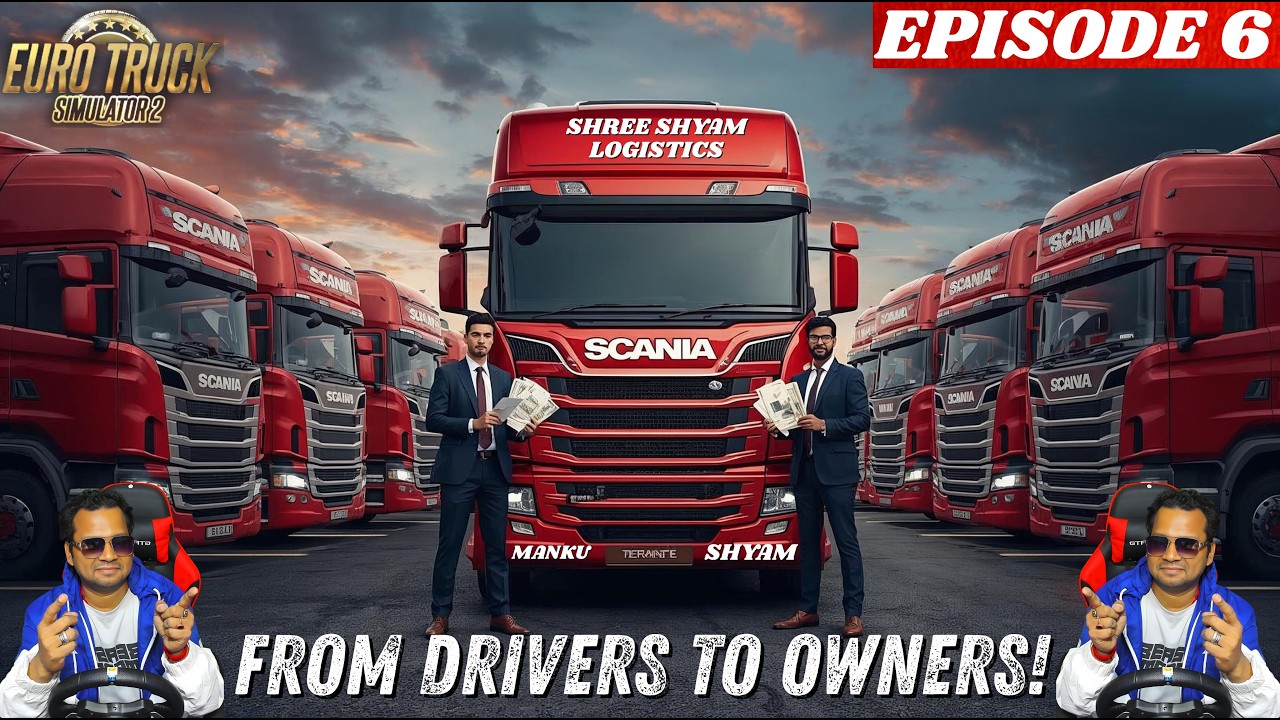ETS2 Career Mode Ep6💸Building a Trucking Business-Used Trucks + Driver Hiring @LifeinPixels