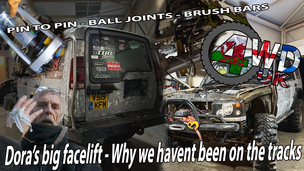 DISCOVERY 2 BALL JOINT REPLACEMENT | Pin to Pin Suspension | BRUSH BAR ROLL CAGE | #GWYNLEWIS |4WDUK
