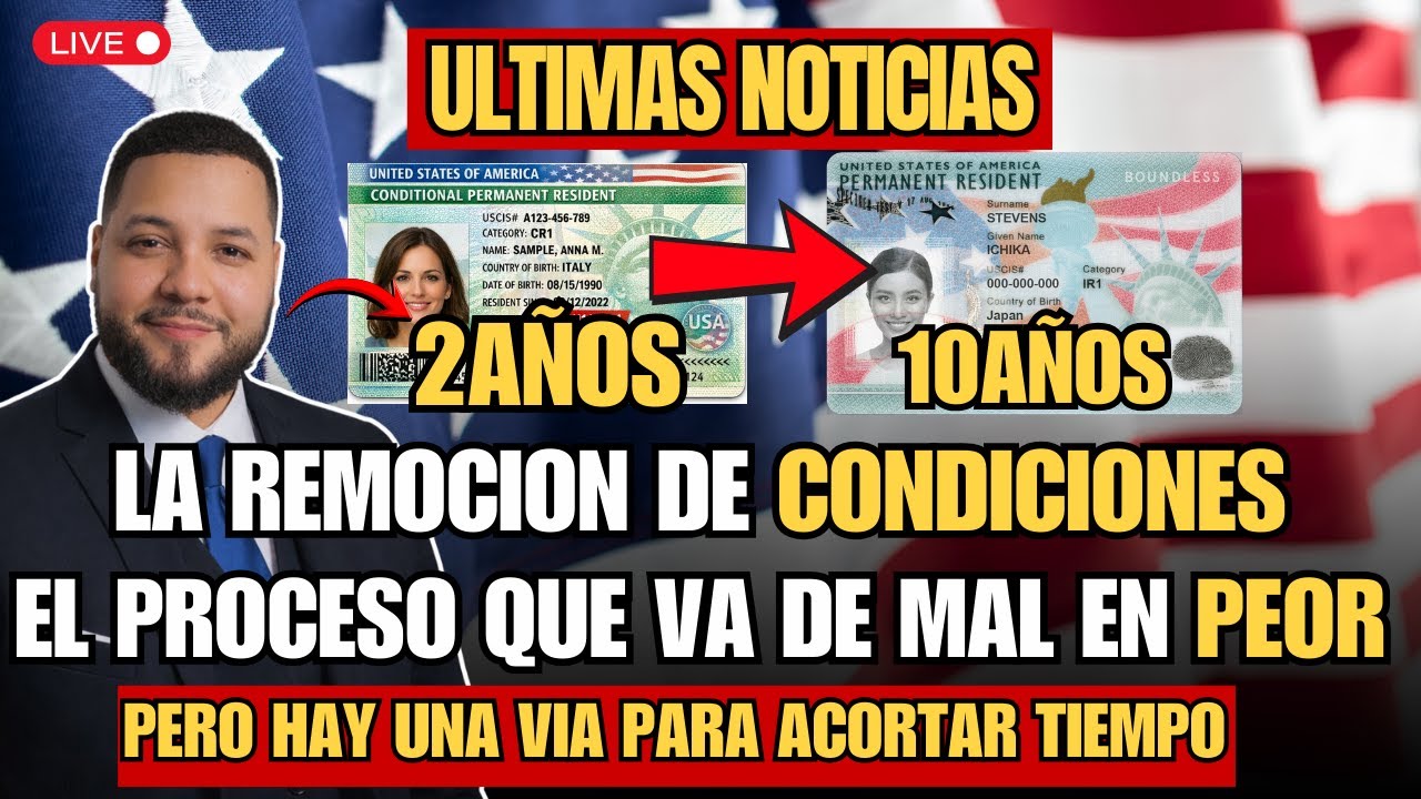 URGENTE! LA REMOCION DE CONDICIONES ESTA DURANDO BASTANTE