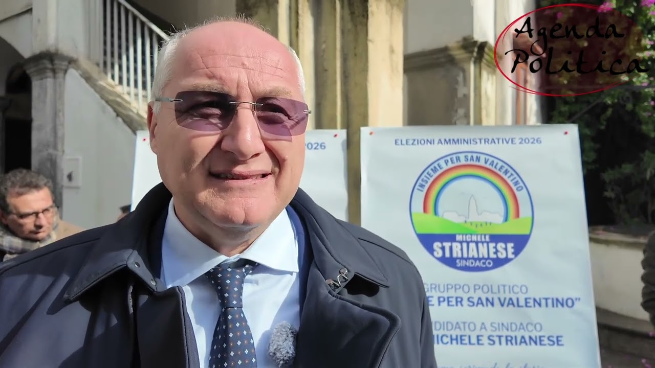 San Valentino Torio. Michele Strianese annuncia la sua candidatura per le Comunali 2026