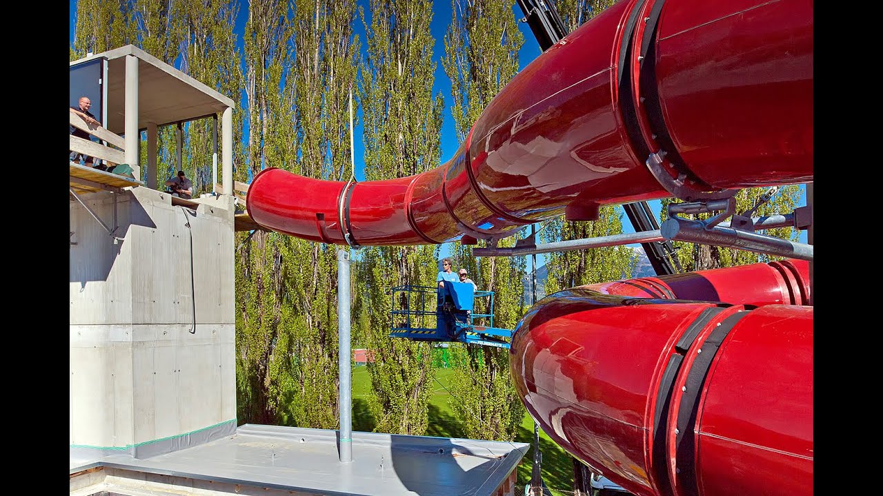 Rasch w&auml;chst die rote Rutsche