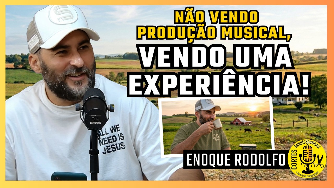ENOQUE RODOLFO fala sobre seu estúdio musical rural - Cortes TalentoShowCast