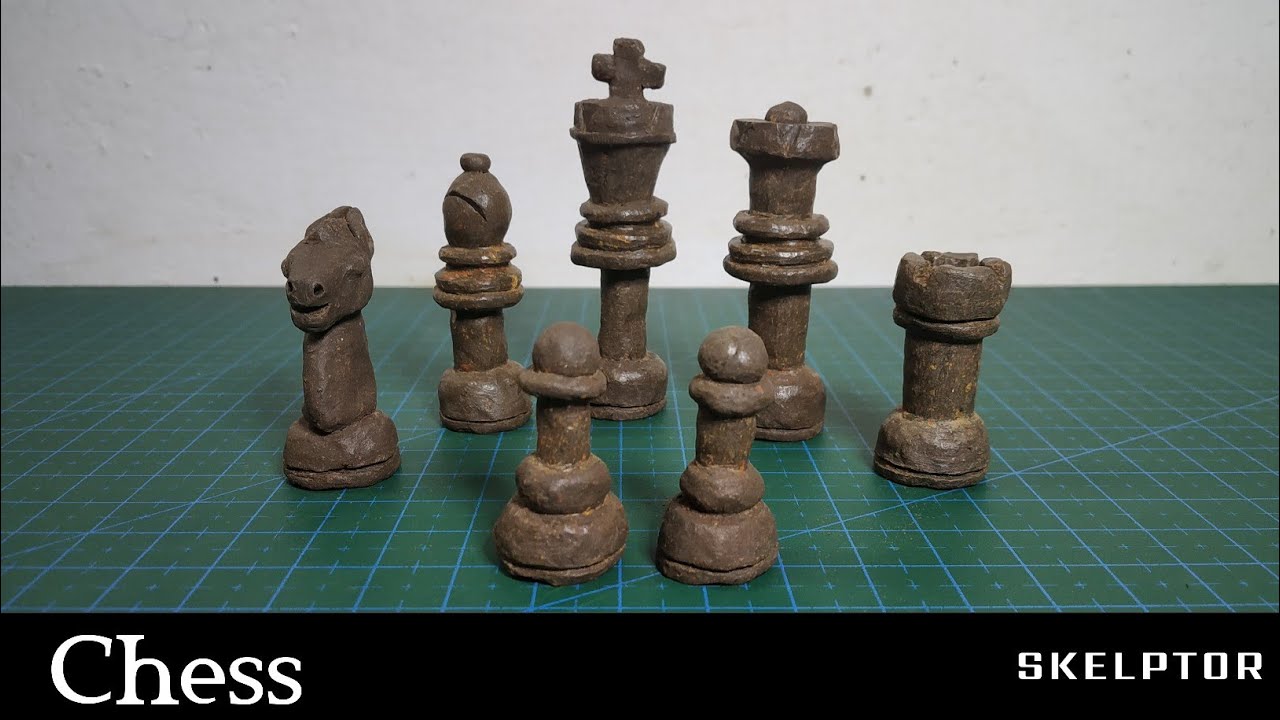 Chess Set ♟️ | Clay Sculpture