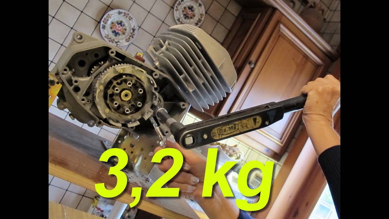 REVISIONE MOTORE MINARELLI P6 parte 4 - Montaggio Frizione -