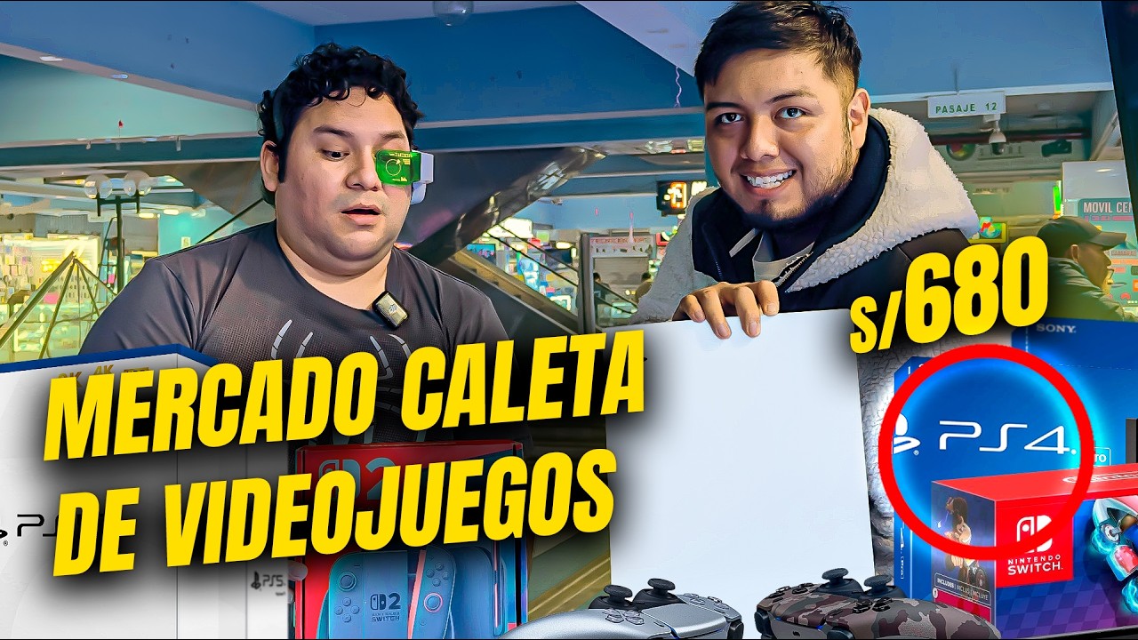 Me HICIERON EL CAMBIAZO de un PLAY STATION en El MERCADO CALETA DE VIDEOJUEGOS | POLVOS AZULES