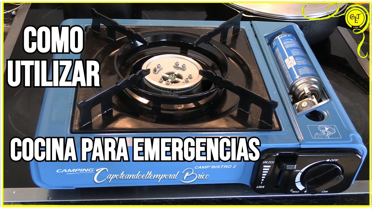 Como utilizar una cocina de camping gas para emergencias