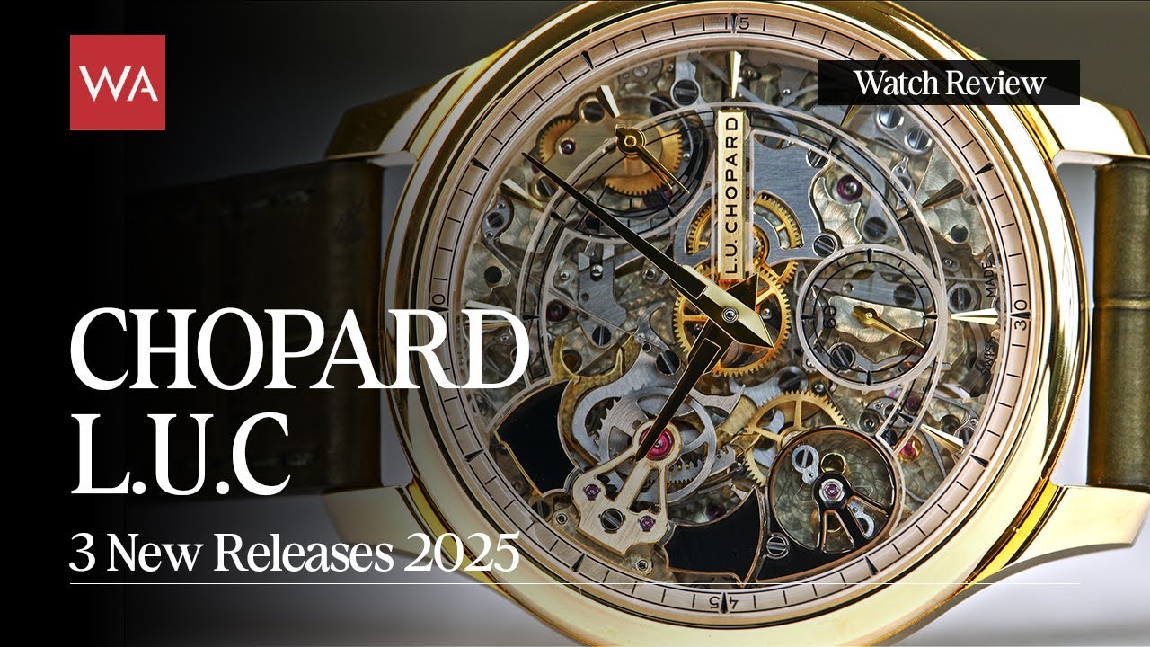 CHOPARD L.U.C. Three new stunning wristwatches. 2025 Premiere.
