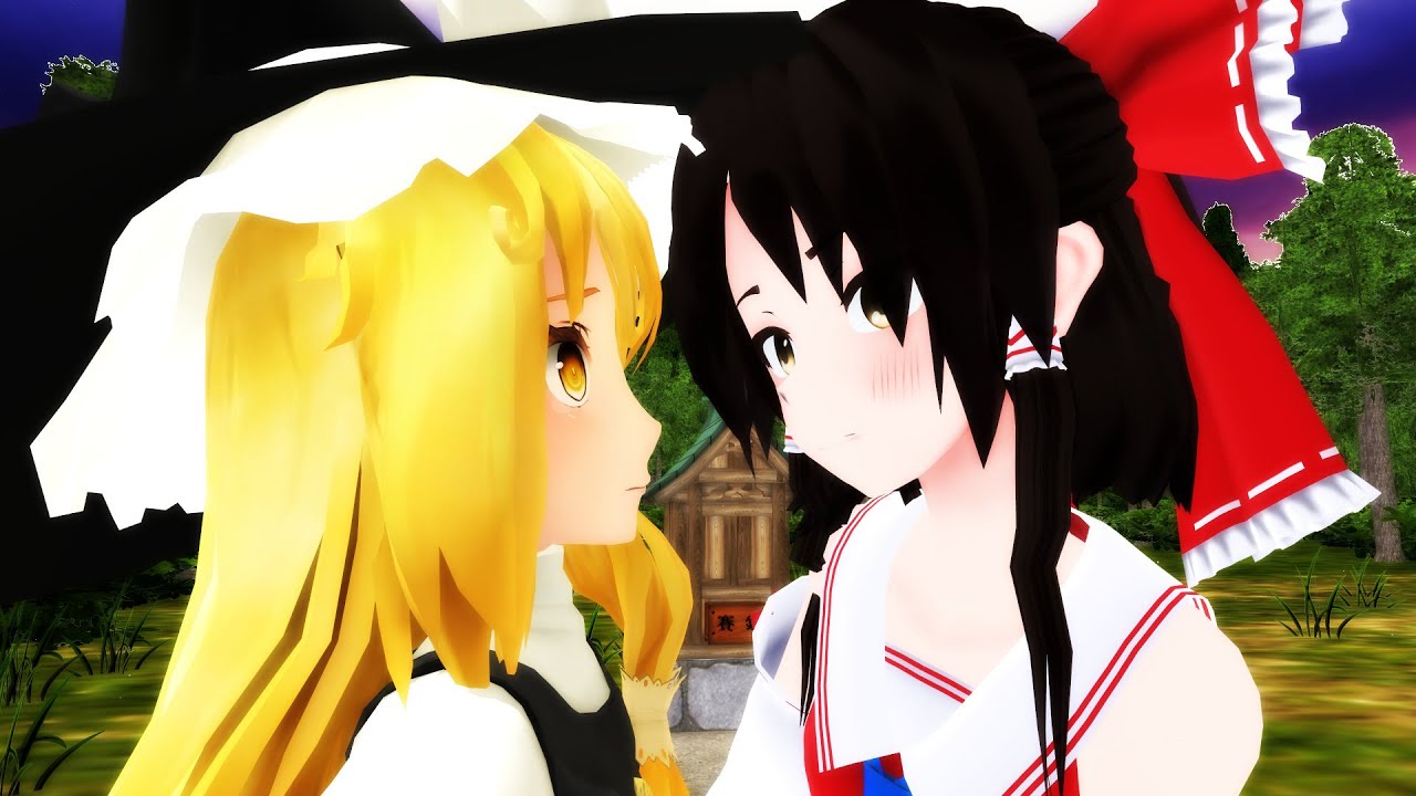博麗霊夢の独白　「東方百合物語　壱話」【東方MMD】