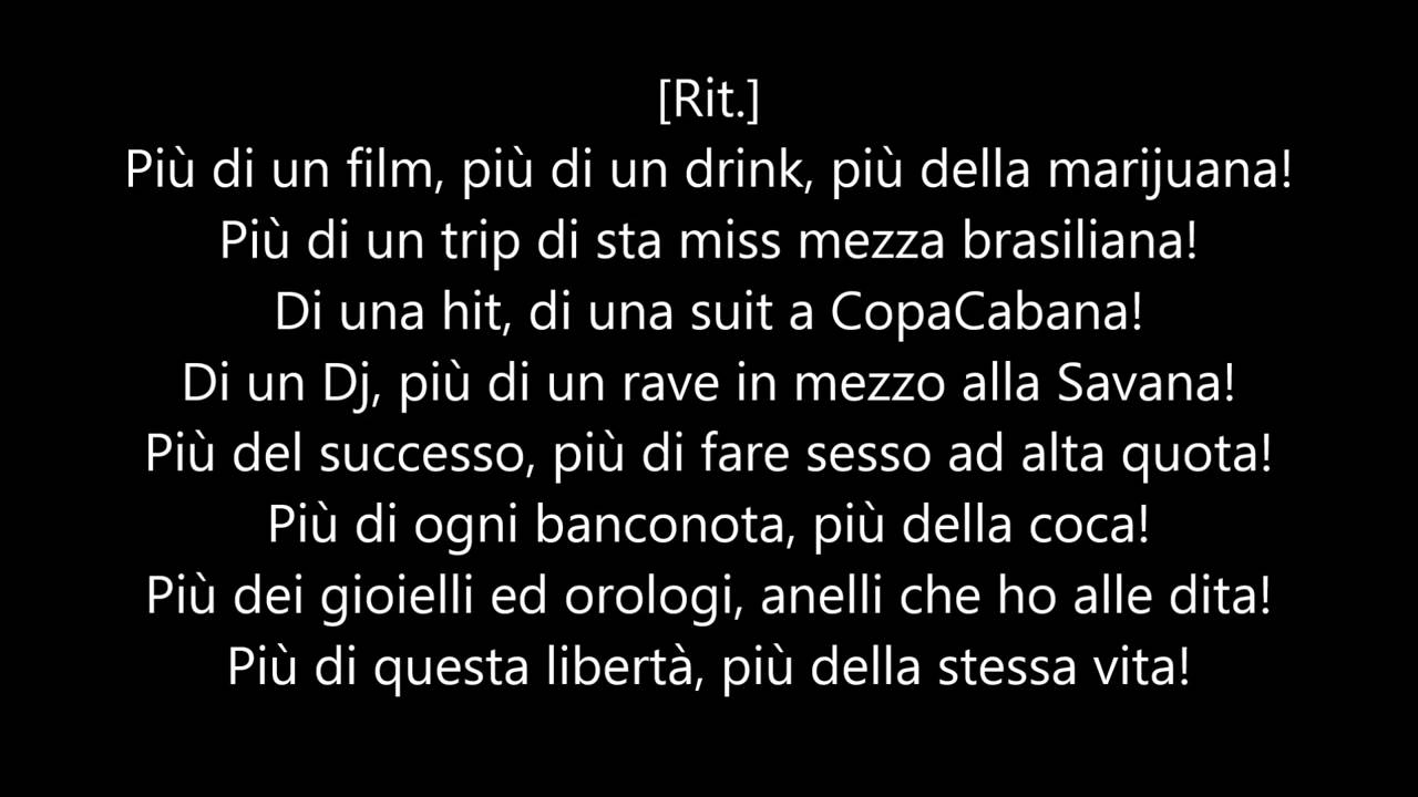 Gu&egrave; Pequeno   Brivido ft  Marracash [Testo]