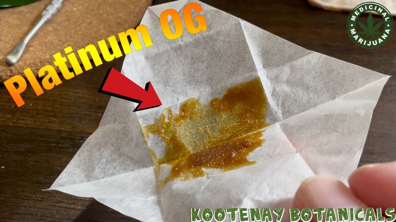 Cigrit Reviews &ldquo;Platinum OG&rdquo; (Shatter) From Kootenay Botanicals