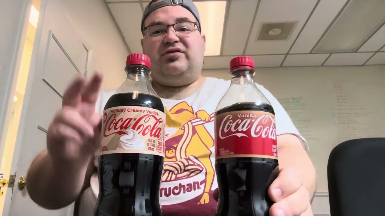 Coca Cola Vanilla vs Creamy Holiday Vanilla