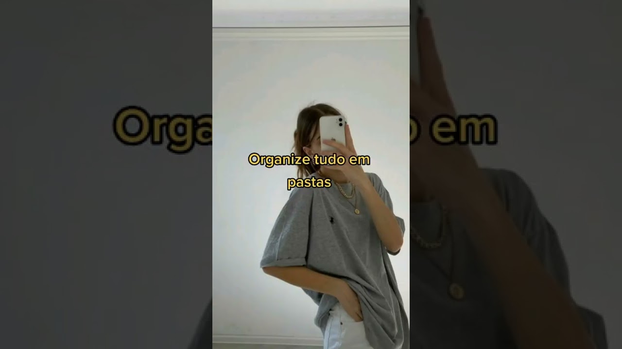 como organizar o celular